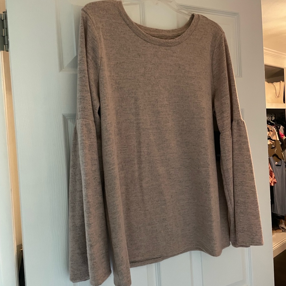 Anna brushed fleece top
